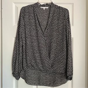 MAX STUDIO black and white blouse